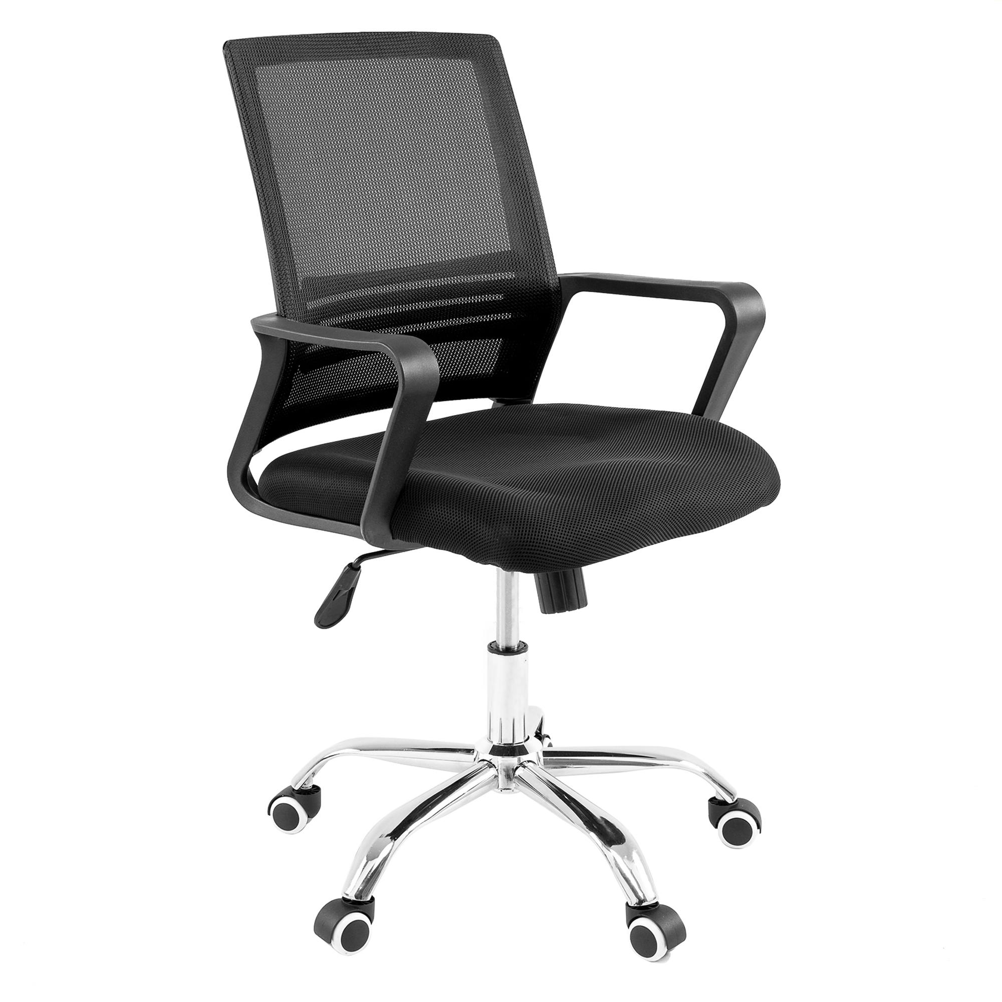 Крісло офісне GOODWIN Manila з сіткою, чорне